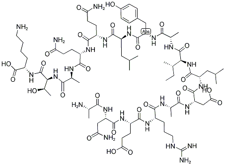 (GLN99)-MOTH CYTOCHROM C FRAGMENT (88-103) Struktur