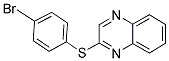 2-[(4-BROMOPHENYL)SULFANYL]QUINOXALINE Struktur