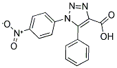 1-(4-NITROPHENYL)-5-PHENYL-[1,2,3]TRIAZOLE-4-CARBOXYLIC ACID Struktur