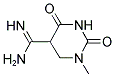 1-METHYL-2,4-DIOXOHEXAHYDRO-5-PYRIMIDINECARBOXIMIDAMIDE Struktur