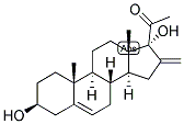 16-METHYLENE 17-HYDROXY PREGNENOLONE Struktur