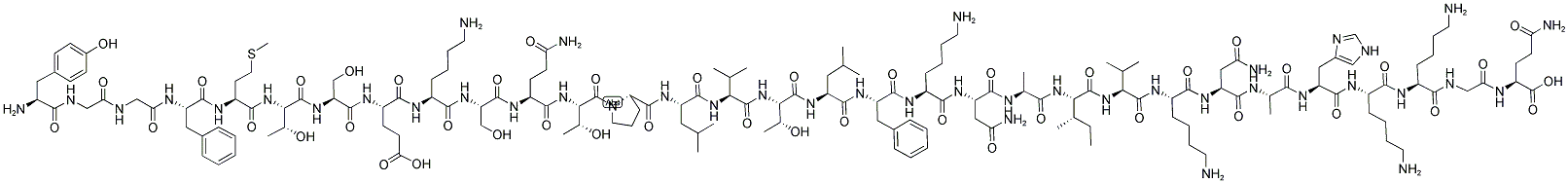 BETA-ENDORPHIN, PORCINE Struktur