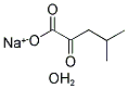 4-METHYL-2-OXOPENTANOIC ACID, SODIUM SALT HYDRATE Structure