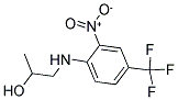 1-([2-NITRO-4-(TRIFLUOROMETHYL)PHENYL]AMINO)PROPAN-2-OL Struktur