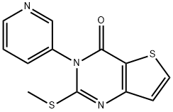 2-(METHYLSULFANYL)-3-(3-PYRIDINYL)THIENO[3,2-D]PYRIMIDIN-4(3H)-ONE Struktur