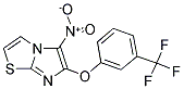 5-NITRO-6-[3-(TRIFLUOROMETHYL)PHENOXY]IMIDAZO[2,1-B][1,3]THIAZOLE Struktur