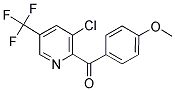 [3-CHLORO-5-(TRIFLUOROMETHYL)-2-PYRIDINYL](4-METHOXYPHENYL)METHANONE Struktur