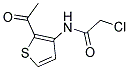 N1-(2-ACETYL-3-THIENYL)-2-CHLOROACETAMIDE Struktur