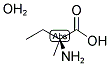 (S)-(+)-2-AMINO-2-METHYLBUTANOIC ACID HYDRATE Struktur