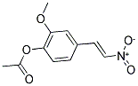 1-(3-METHOXY-4-ACETOXYPHENYL)-2-NITROETHENE Struktur