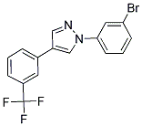 1-(3-BROMOPHENYL)-4-[3-(TRIFLUOROMETHYL)PHENYL]-1H-PYRAZOLE Struktur