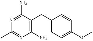 5-(4-METHOXYBENZYL)-2-METHYL-4,6-PYRIMIDINEDIAMINE Struktur