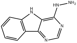 4-HYDRAZINO-5H-PYRIMIDO[5,4-B]INDOLE Struktur