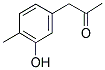 3-HYDROXY-4-METHYLPHENYLACETONE Struktur