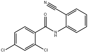 2,4-DICHLORO-N-(2-CYANOPHENYL)BENZAMIDE Struktur