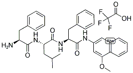 H-PHE-LEU-PHE-4M-BETANA TFA Struktur