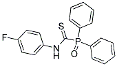 N-(4-FLUOROPHENYL)OXO(DIPHENYL)PHOSPHORANECARBOTHIOAMIDE Struktur