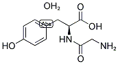 N-GLYCYL-L-TYROSINE HYDRATE Struktur