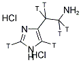 HISTAMINE DIHYDROCHLORIDE, [RING, METHYLENES-3H(N)]- Struktur