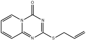 2-(ALLYLSULFANYL)-4H-PYRIDO[1,2-A][1,3,5]TRIAZIN-4-ONE Struktur