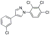 4-(3-CHLOROPHENYL)-1-(2,3,4-TRICHLOROPHENYL)-1H-PYRAZOLE Struktur