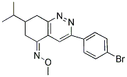 AZA(3-(4-BROMOPHENYL)-7-(ISOPROPYL)(6,7,8-TRIHYDROCINNOLIN-5-YLIDENE))METHOXYMETHANE Struktur