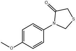 3-(4-METHOXYPHENYL)-1,3-THIAZOLAN-4-ONE Struktur