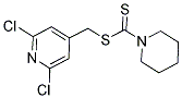 (2,6-DICHLORO-4-PYRIDYL)METHYL PIPERIDINE-1-CARBODITHIOATE Struktur