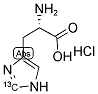 L-HISTIDINE HCL (RING-2-13C) Struktur