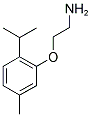 2-(2-ISOPROPYL-5-METHYL-PHENOXY)-ETHYLAMINE Struktur