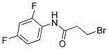 N1-(2,4-DIFLUOROPHENYL)-3-BROMOPROPANAMIDE Struktur