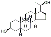 5-BETA-PREGNAN-3-BETA, 20-BETA-DIOL Struktur