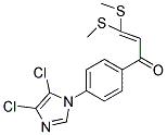 1-[4-(4,5-DICHLORO-1H-IMIDAZOL-1-YL)PHENYL]-3,3-DI(METHYLTHIO)PROP-2-EN-1-ONE Struktur