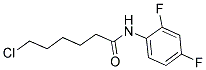 N1-(2,4-DIFLUOROPHENYL)-6-CHLOROHEXANAMIDE Struktur