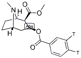 COCAINE, LEVO-[BENZOYL-3,4-3H(N)]- Struktur