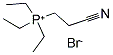 (2-CYANOETHYL)TRIETHYLPHOSPHONIUM BROMIDE Struktur