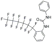 N-PHENYL-N'-[2-(1,1,2,2,3,3,4,4,5,5,6,6,6-TRIDECAFLUOROHEXYL)PHENYL]UREA Struktur