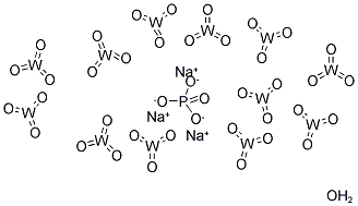 SODIUM DODECATUNGSTOPHOSPHATE HYDRATE Struktur