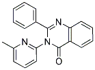 3-(6-METHYLPYRIDIN-2-YL)-2-PHENYLQUINAZOLIN-4(3H)-ONE Struktur