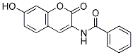 N-(7-HYDROXY-2-OXO-2H-CHROMEN-3-YL)BENZENECARBOXAMIDE Struktur