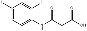 N-(2,4-DIFLUORO-PHENYL)-MALONAMIC ACID Struktur