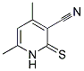 4,6-DIMETHYL-2-THIOXO-1,2-DIHYDROPYRIDINE-3-CARBONITRILE Struktur