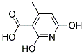 2,6-DIHYDROXY-4-METHYL-NICOTINIC ACID Struktur