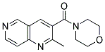 (2-METHYL-1,6-NAPHTHYRIDIN-3-YL)MORPHOLINOMETHANONE Struktur