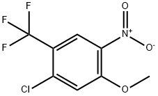 1-CHLORO-5-METHOXY-4-NITRO-2-(TRIFLUOROMETHYL)BENZENE Struktur