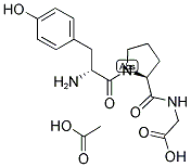 H-D-TYR-PRO-GLY-OH ACOH Struktur