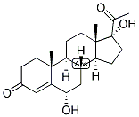 4-PREGNEN-6-ALPHA, 17-DIOL-3,20-DIONE Struktur