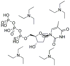 THYMIDINE 5'-(ALPHA-THIO) TRIPHOSPHATE Struktur