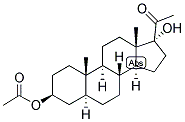 5-ALPHA-PREGNAN-3-BETA, 17-DIOL-20-ONE 3-ACETATE Struktur