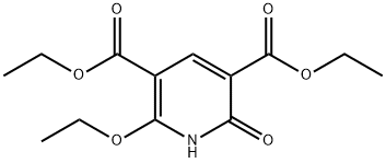 DIETHYL 6-ETHOXY-2-OXO-1,2-DIHYDRO-3,5-PYRIDINEDICARBOXYLATE Struktur